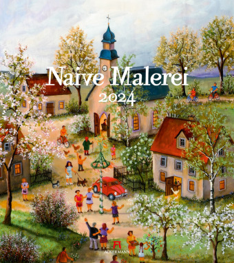 Календар/тефтер Naive Malerei Kalender 2024 Ackermann Kunstverlag