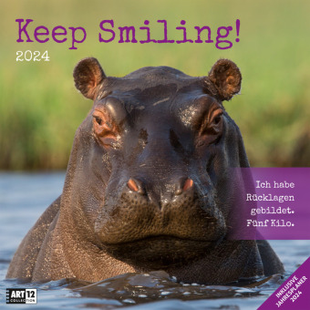 Calendar / Agendă Keep Smiling! Kalender 2024 - 30x30 Ackermann Kunstverlag