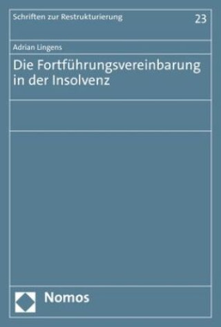 Book Die Fortführungsvereinbarung in der Insolvenz Adrian Lingens