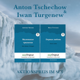Kniha Anton Tschechow & Iwan Turgenew Softcover (mit kostenlosem Audio-Download-Link), 2 Teile Anton Pawlowitsch Tschechow