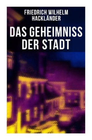 Kniha Das Geheimniss der Stadt Friedrich Wilhelm Hackländer