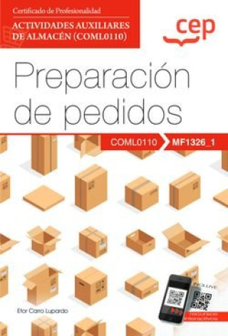 Carte MANUAL PREPARACION DE PEDIDOS MF1326_1 CERTIFICADOS DE P ETOR CARRO LUPARDO