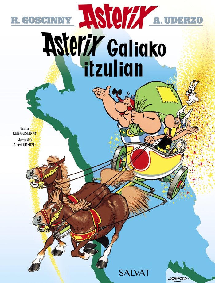 Kniha ASTERIX GALIAKO ITZULIAN GOSCINNY