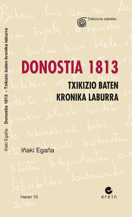 Buch Donostia 1813 IÑAKI EGAÑA