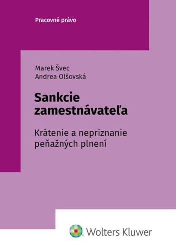 Könyv Sankcie zamestnávateľa Marek Švec