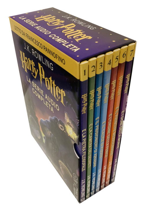 Könyv Harry Potter. La serie audio completa letta da Francesco Pannofino. Audiolibro. 11 CD Audio formato MP3 Joanne K. Rowling