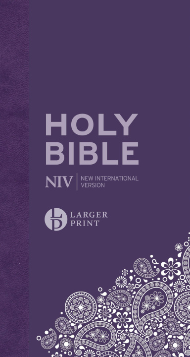 Carte NIV Larger Print Personal Purple Soft-Tone Bible Jonathan Call