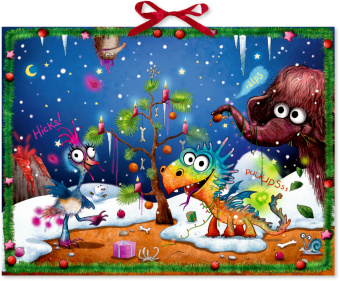 Kalendár/Diár Sound-Adventskalender - Furzipups der Knatterdrache feiert Weihnachten Wiebke Rauers