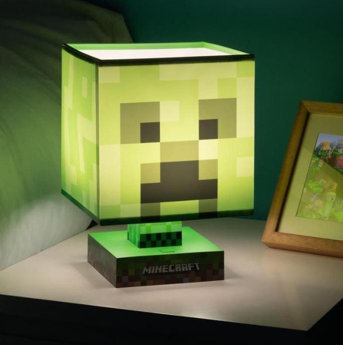 Könyv Minecraft lampa USB - Creeper 