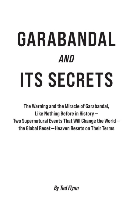 Buch Garabandal and Its Secrets 