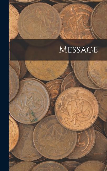 Knjiga Message Anonymous