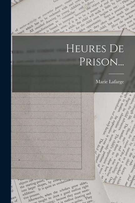 Boek Heures De Prison... Marie Lafarge