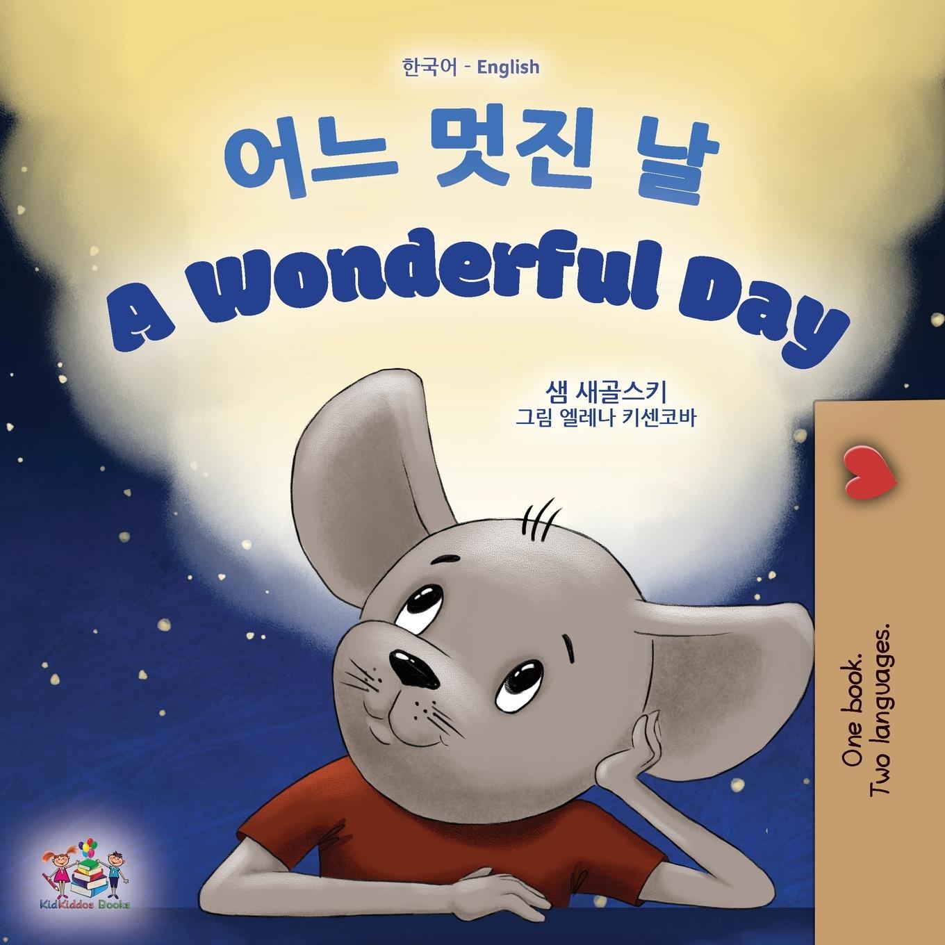 Libro A Wonderful Day (Korean English Bilingual Children's Book) Kidkiddos Books