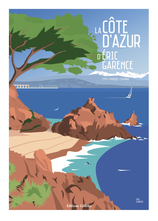 Kniha La Côte d'Azur d'Eric Garence Garence