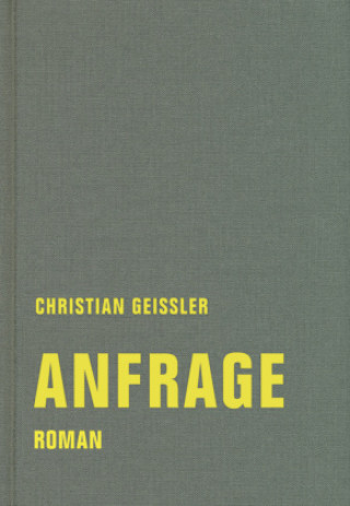 Kniha Anfrage 