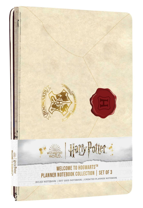 Livre Harry Potter: Welcome to Hogwarts Planner Notebook Collection (Set of 3) 