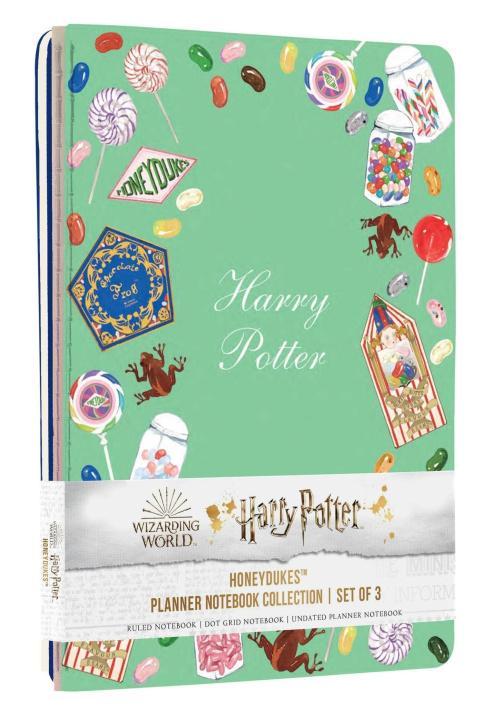 Könyv Harry Potter: Honeydukes Planner Notebook Collection (Set of 3) 
