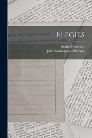 Buch Elegies Sextus Propertius