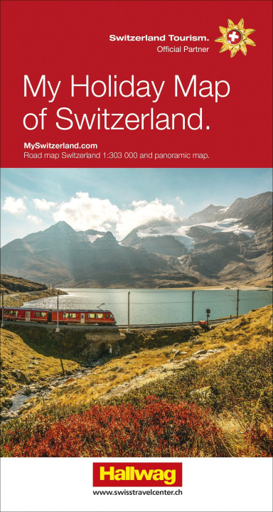 Nyomtatványok Schweiz Meine Ferienkarte Strassenkarte 1:303 000 