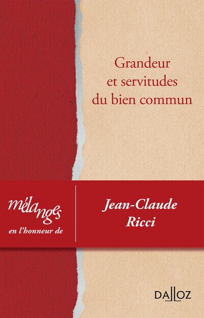 Knjiga Mélanges en l'honneur de Jean-Claude Ricci 