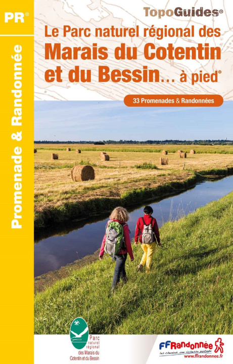Carte PNR du Cotentin Bessin à pied 