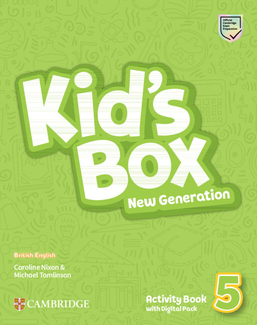 Carte Kid's Box New Generation Level 5 Activity Book with Digital Pack British English Caroline Nixon