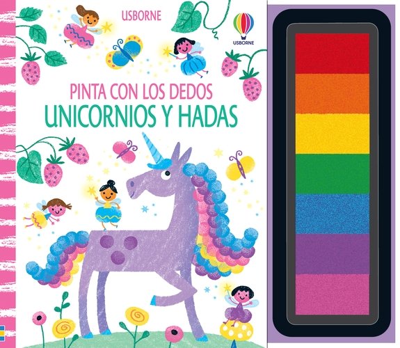Knjiga UNICORNIOS Y HADAS PINTA CON LOS DEDOS FIONA WATT