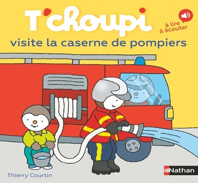 Knjiga Tchoupi visite la caserne des pompiers 