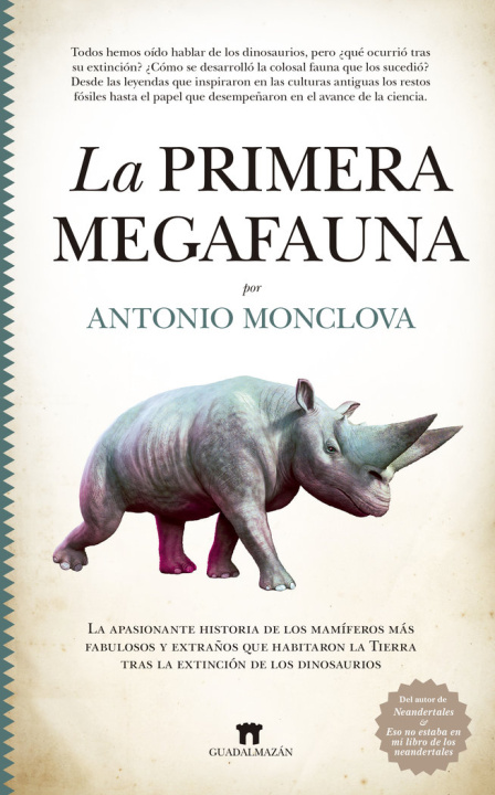 Книга PRIMERA MEGAFAUNA,LA MONCLOVA