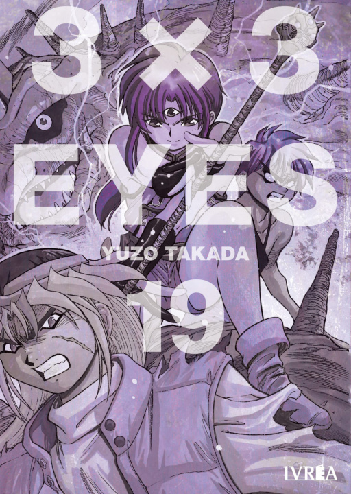 Boek 3X3 EYES 19 YUZO TAKADA