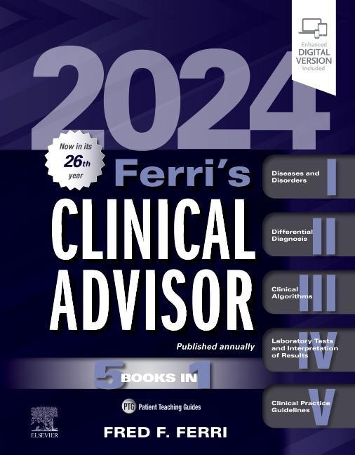 Книга Ferri's Clinical Advisor 2024 Fred F. Ferri