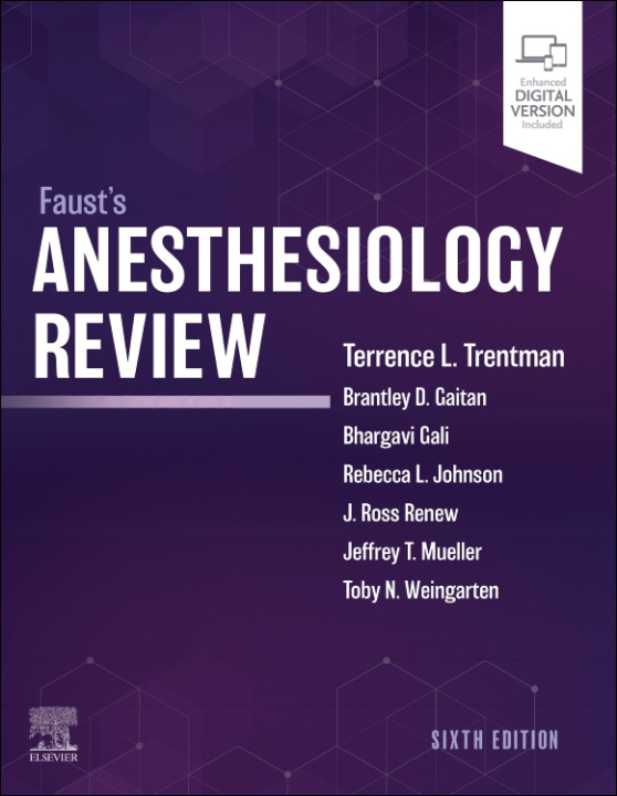 Kniha Faust's Anesthesiology Review Terence L Trentman