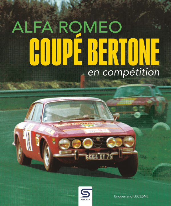 Carte Alfa Romeo coupé Bertone en compétition Lecesne
