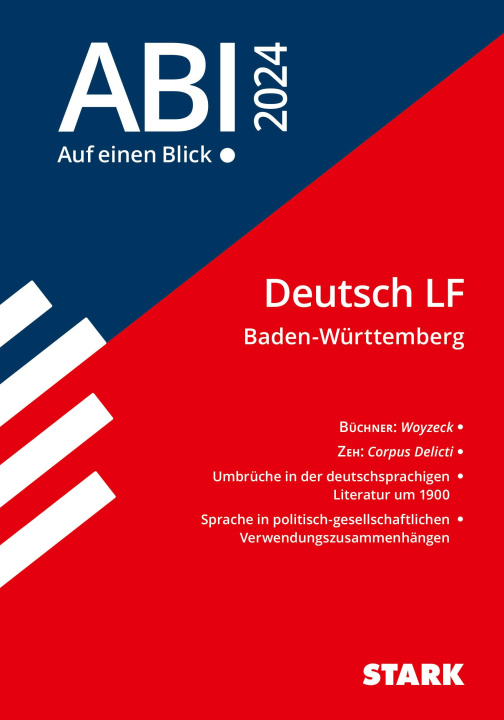 Knjiga STARK Abi - auf einen Blick! Deutsch Baden-Württemberg ab 2024 