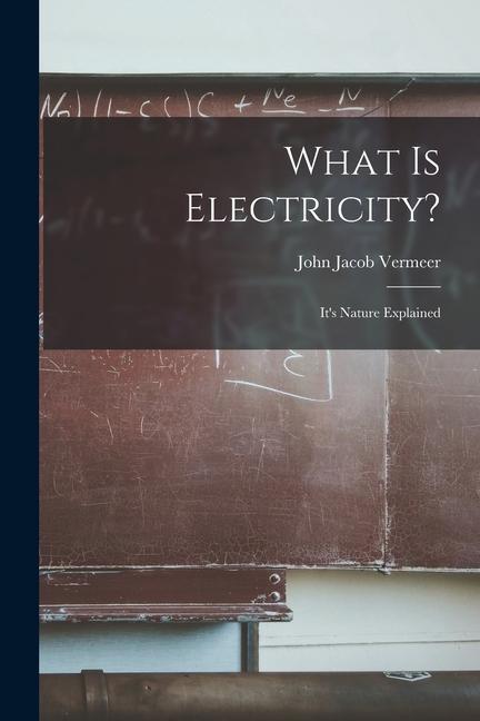 Knjiga What is Electricity?: It's Nature Explained John Jacob Vermeer