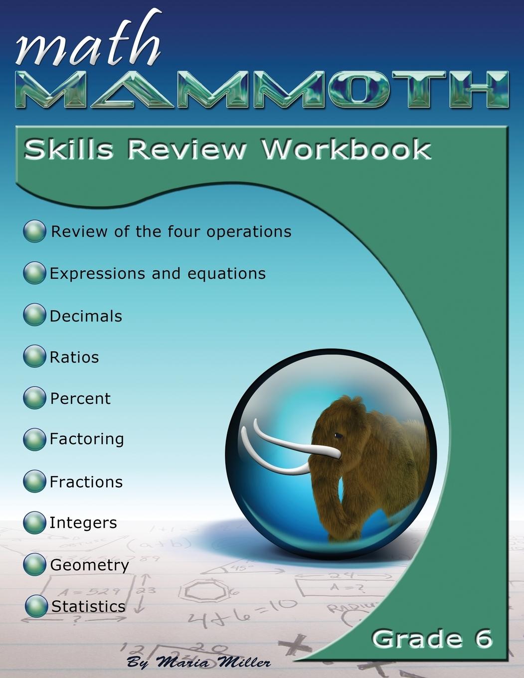Carte Math Mammoth Grade 6 Skills Review Workbook 