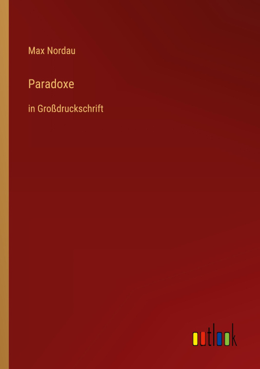 Knjiga Paradoxe Max Nordau