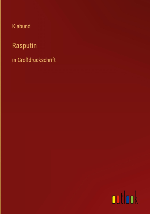 Knjiga Rasputin Klabund
