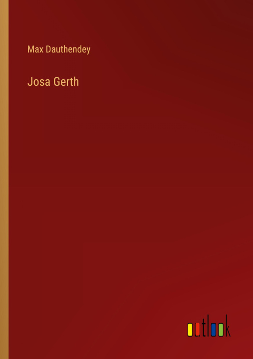 Knjiga Josa Gerth Max Dauthendey