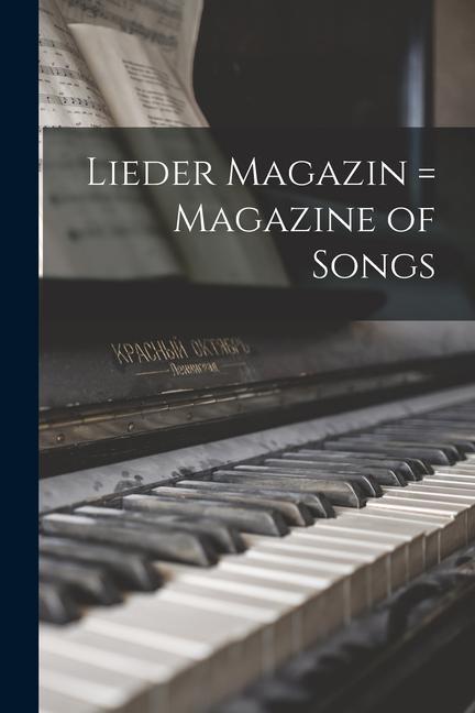 Book Lieder magazin = Magazine of songs 