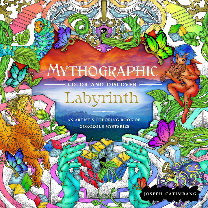 Book Mythographic Color and Discover: Labyrinth: An Artist's Coloring Book of Gorgeous Mysteries 
