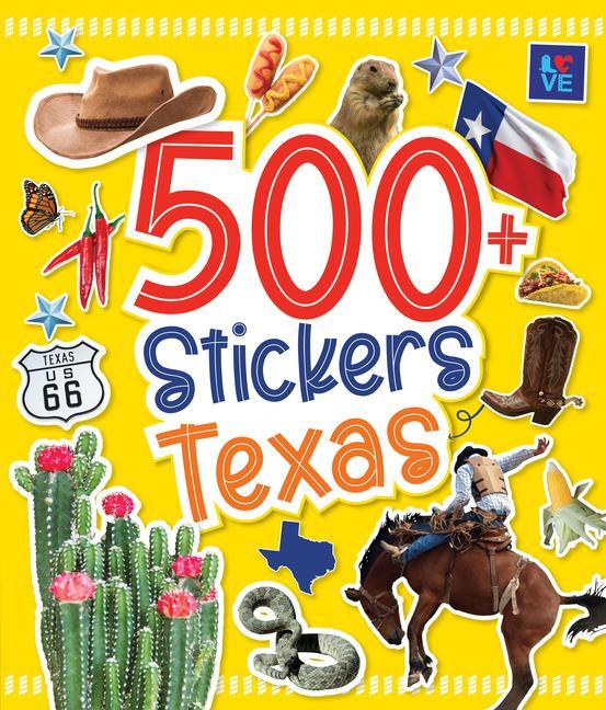 Knjiga 500 Stickers: Texas 