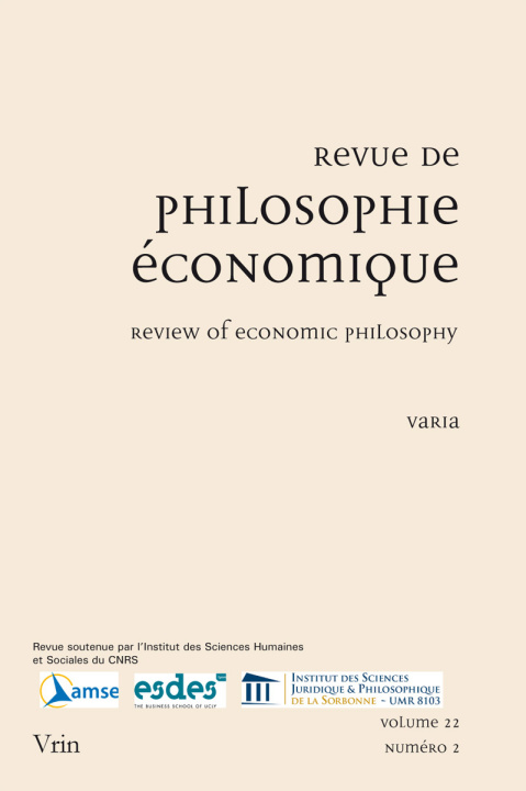 Knjiga Varia Librairie Philosophique J. Vrin