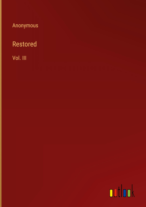Knjiga Restored Anonymous