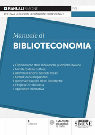 Kniha Manuale di biblioteconomia 