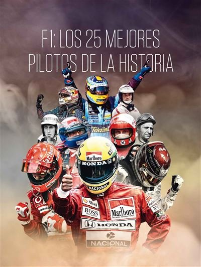 Könyv F1: LOS 25 MEJORES PILOTOS DE LA HISTORIA RUBIO