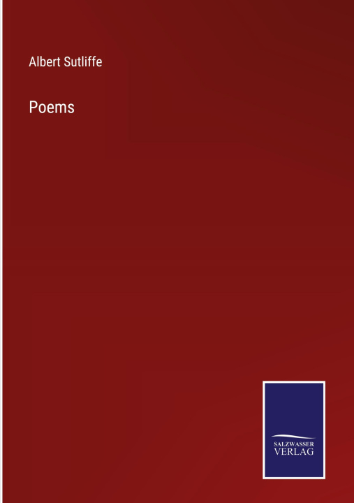 Knjiga Poems Albert Sutliffe