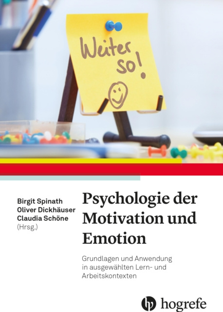 E-kniha Psychologie der Motivation und Emotion Birgit Spinath