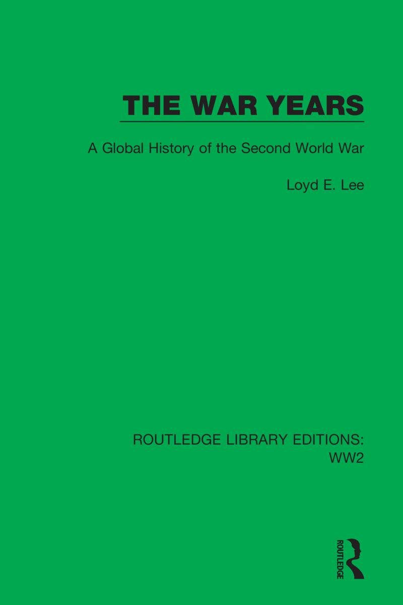 Knjiga War Years Loyd E. Lee