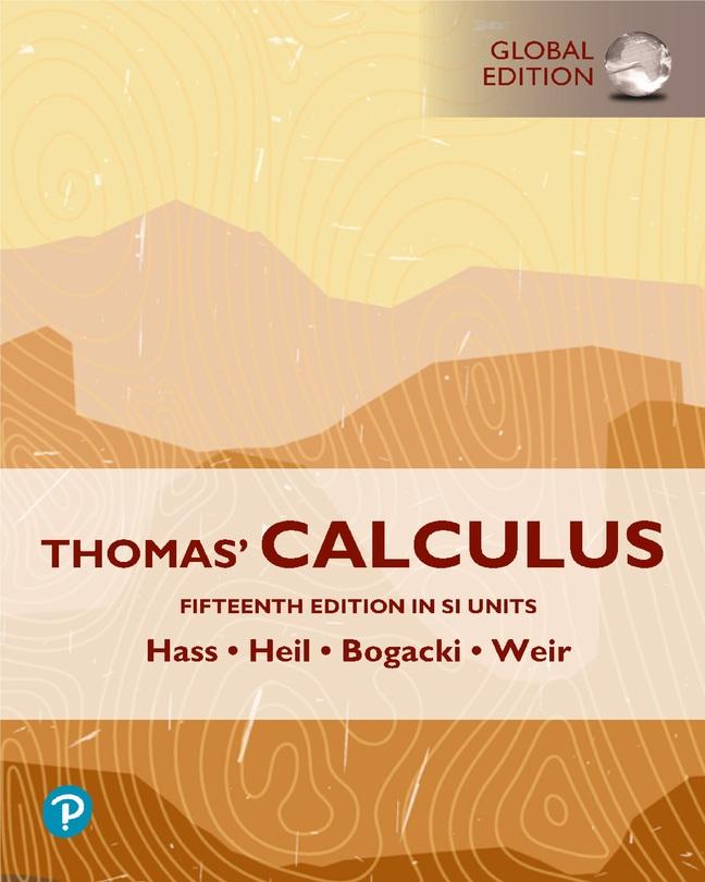 Carte Thomas' Calculus, SI Units Joel Hass